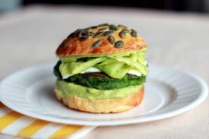 Green burger au Thermomix