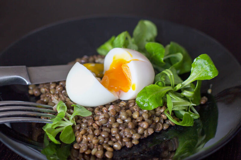 Salade De Lentilles Et Ufs Mollets Au Thermomix Yummix