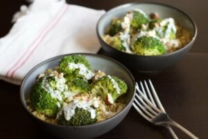 Quinoa brocolis poulet au Thermomix