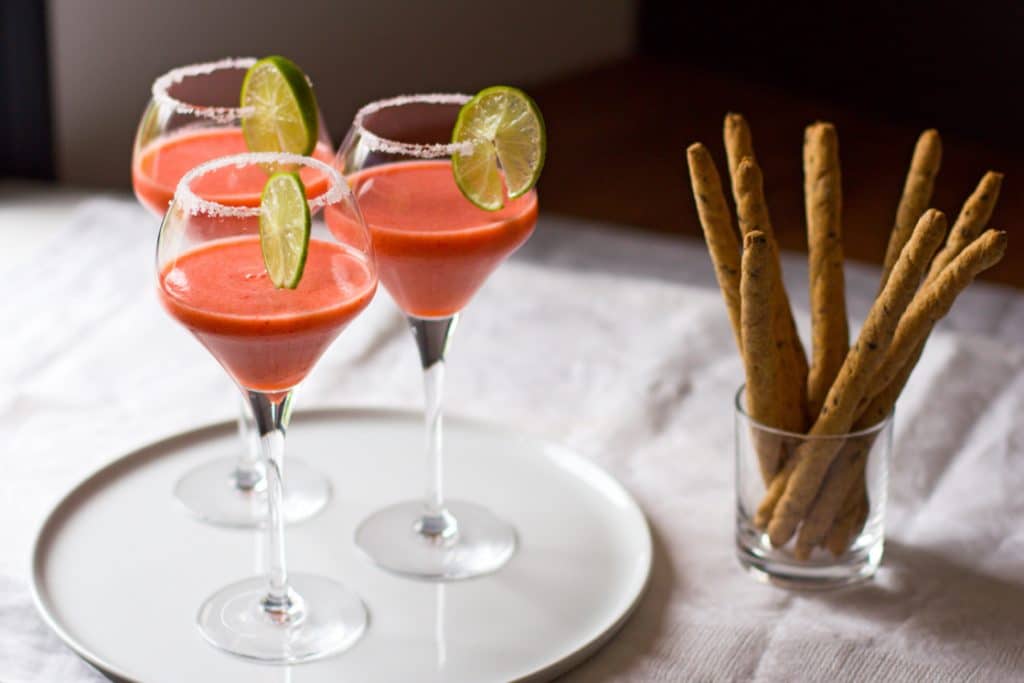 Margarita aux fraises au Thermomix