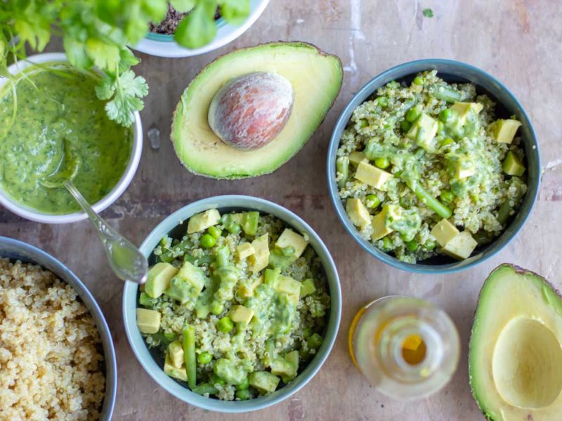 Salade de quinoa Verde au Thermomix