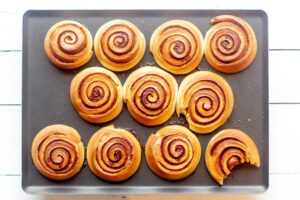 Kannelbullar au Thermomix cuits