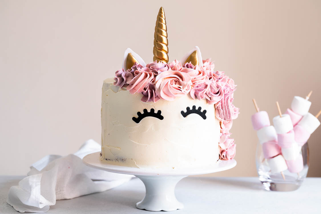 Recette gâteau d'anniversaire Licorne - Cake Design - Une French girl  cuisine