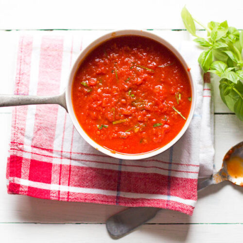 Sauce tomate au Thermomix • Yummix !