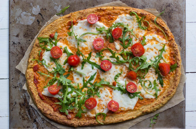Fond de pizza au chou-fleur au Thermomix - Pâte à pizza