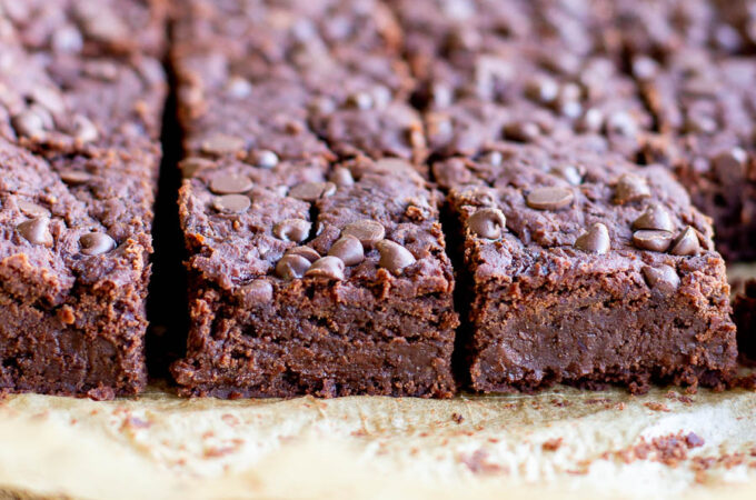 Brownies aux haricots rouges double chocolat au Thermomix