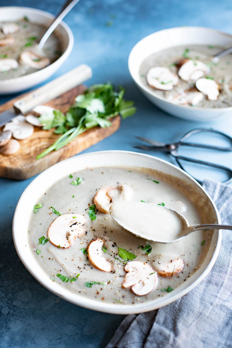 Velouté de champignons au Thermomix