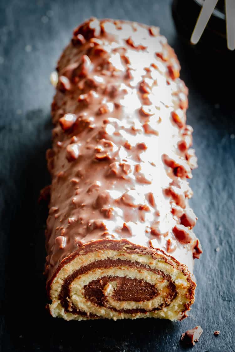 Bûche De Noël De Cyril Lignac Au Thermomix {Chocolat Noisette}