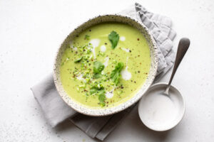 Velouté brocolis coco au Thermomix