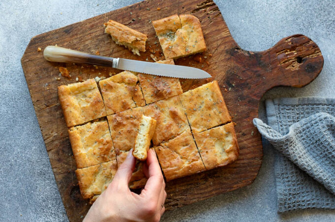 Alevropita ou "pain feta" au Thermomix
