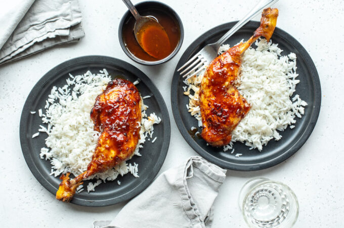 Poulet huli huli et riz coco au Thermomix